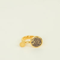 Hermes Natura Lizard Medium Cor Ring 55