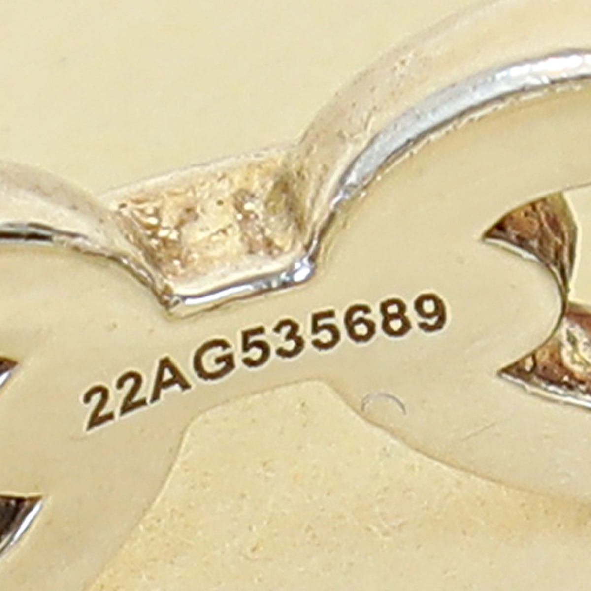 Hermes Silver Chaine d'ancre Enchainee Ring, Small Model 53