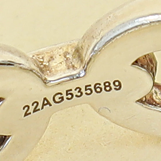 Hermes Silver Chaine d'ancre Enchainee Ring, Small Model 53