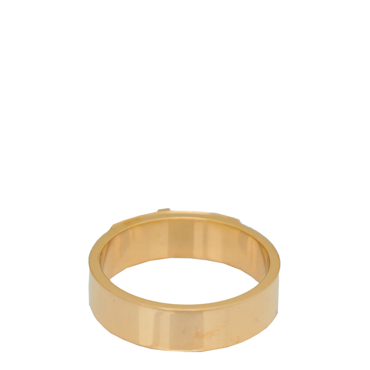 Hermes 18K Rose Gold 4 Diamond Kelly Small Model Ring 54-Hermes-THE CLOSET