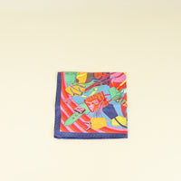 Hermes Multicolor Madam Cuir Handkerchief