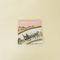 Hermes Multicolor La Promenade De Longchamps Silk Scarf 90
