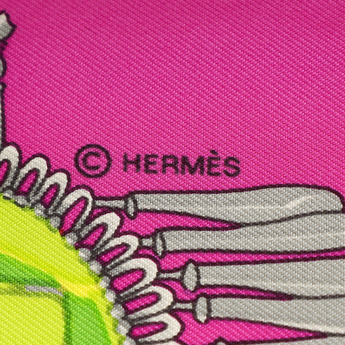 Hermes Purple Multicolor Mexique by Caty Latham Scarf 90-Hermes-THE CLOSET