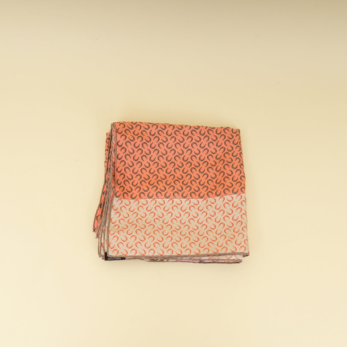 Hermes Rose Multicolor A Cheval Sur Mon Carre Scarf 90-Hermes-THE CLOSET