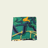 Hermes Multicolore Le Mors "A La Conetable" Shawl 140