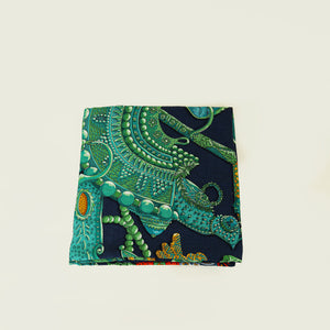 Hermes Tricolor Zenobie Reine De Palmyre Shawl 140