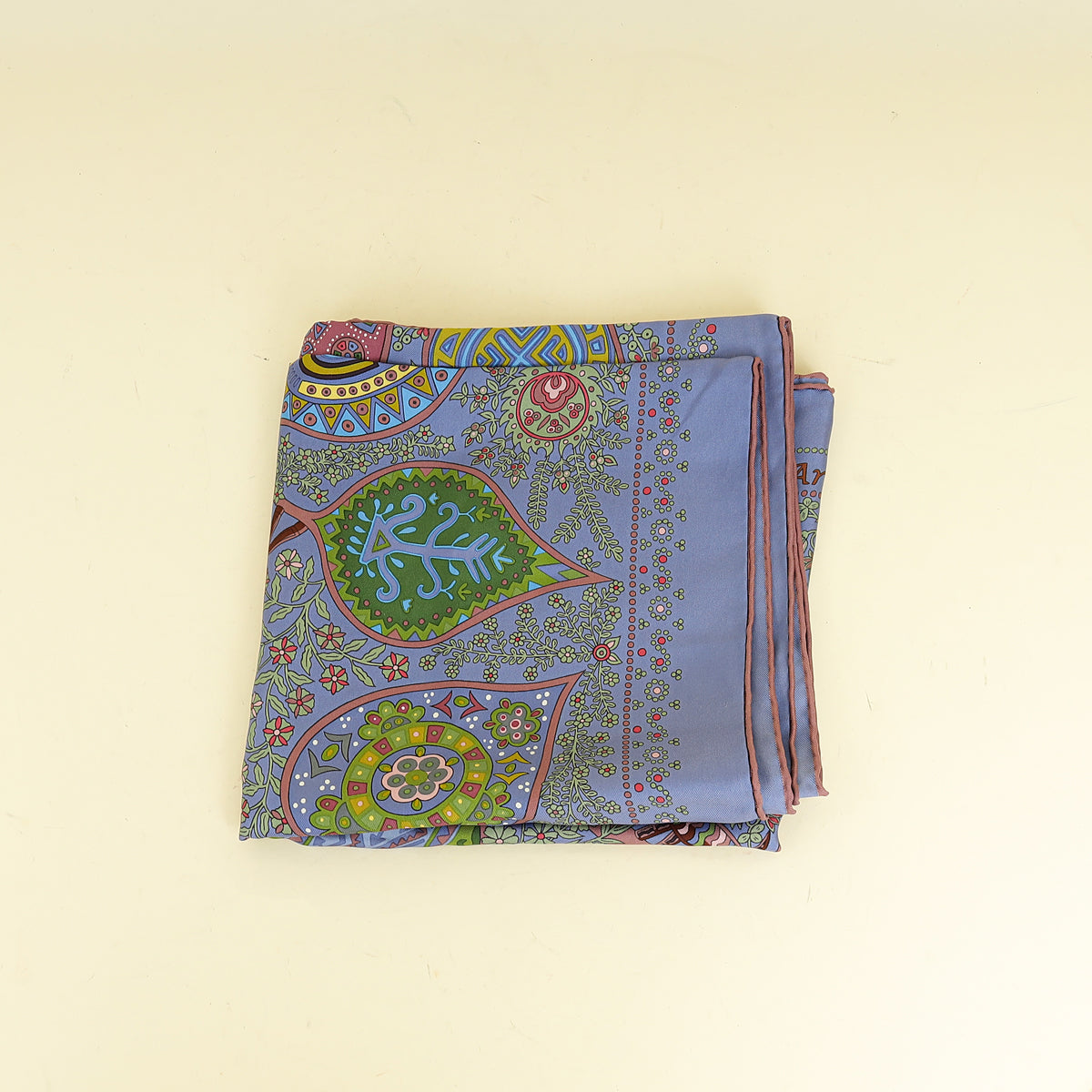 Hermes Multicolor Hermes L'Arbre De Vie Silk Scarf 90