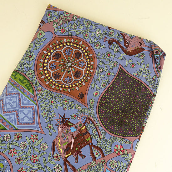 Hermes Multicolor Hermes L'Arbre De Vie Silk Scarf 90