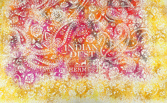 Hermes Multicolor Indian Dust Silk Scarf