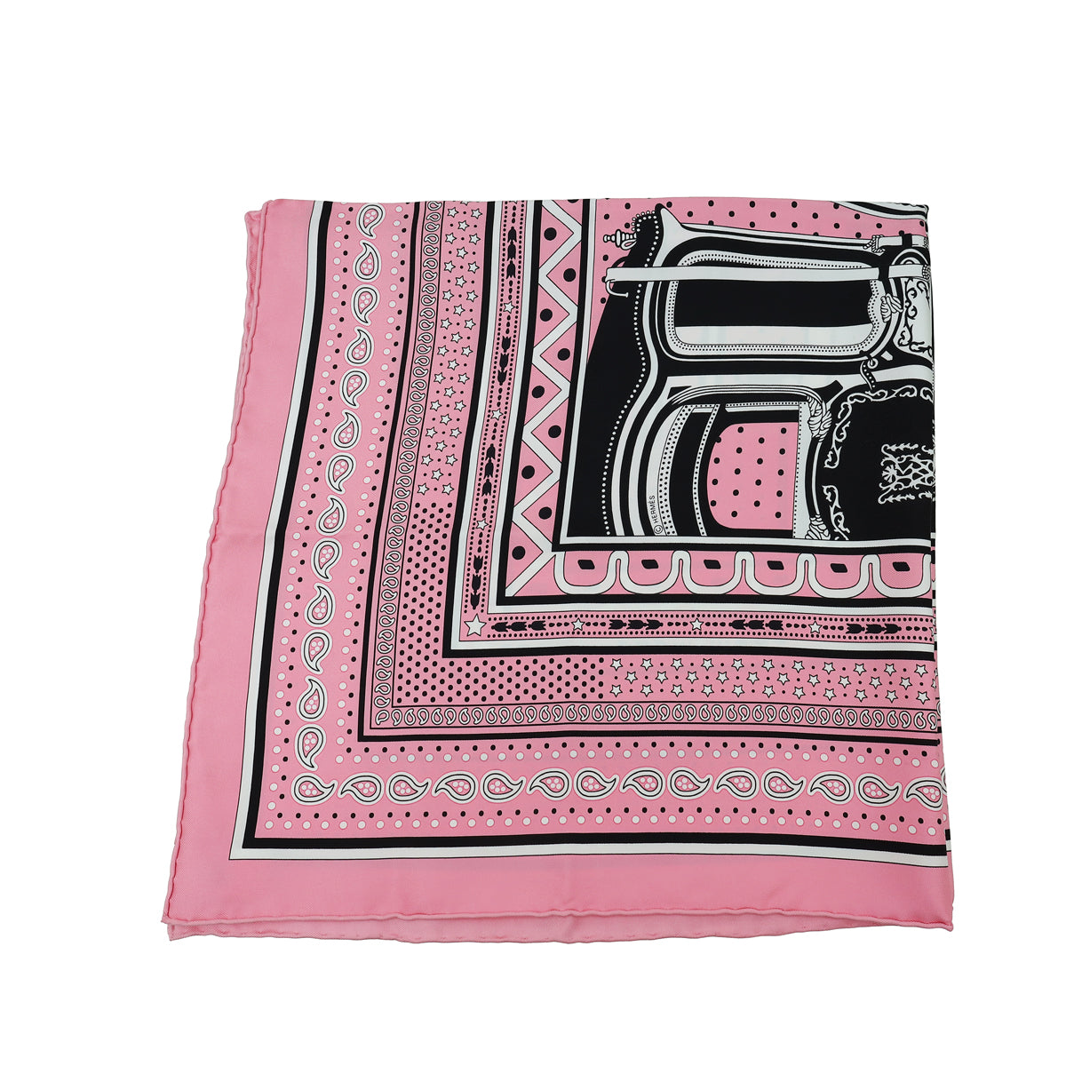 Hermes Tricolor Balade En Berline Scarf-Hermes-THE CLOSET