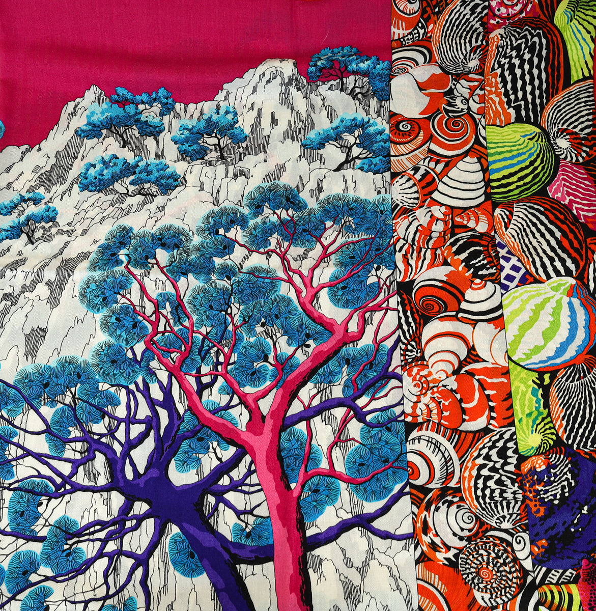 Hermes Multicolor Sieste Au Paradis Shawl 140 | Pre-Owned The