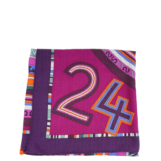 Hermes Multicolor Cashmere Silk Tohu Bohu Shawl Scarf