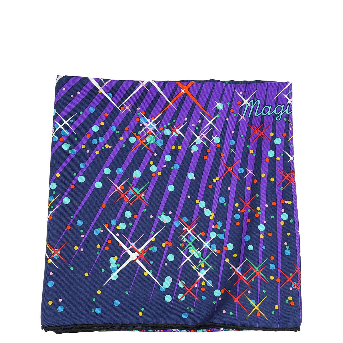 Hermes Multicolor Magic Kelly Silk Scarf 90-Hermes-THE CLOSET