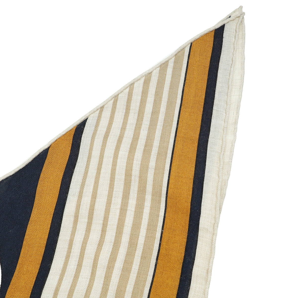 Hermes Tricolor Cashmere Silk Ex-Libris Giant Triangle Scarf