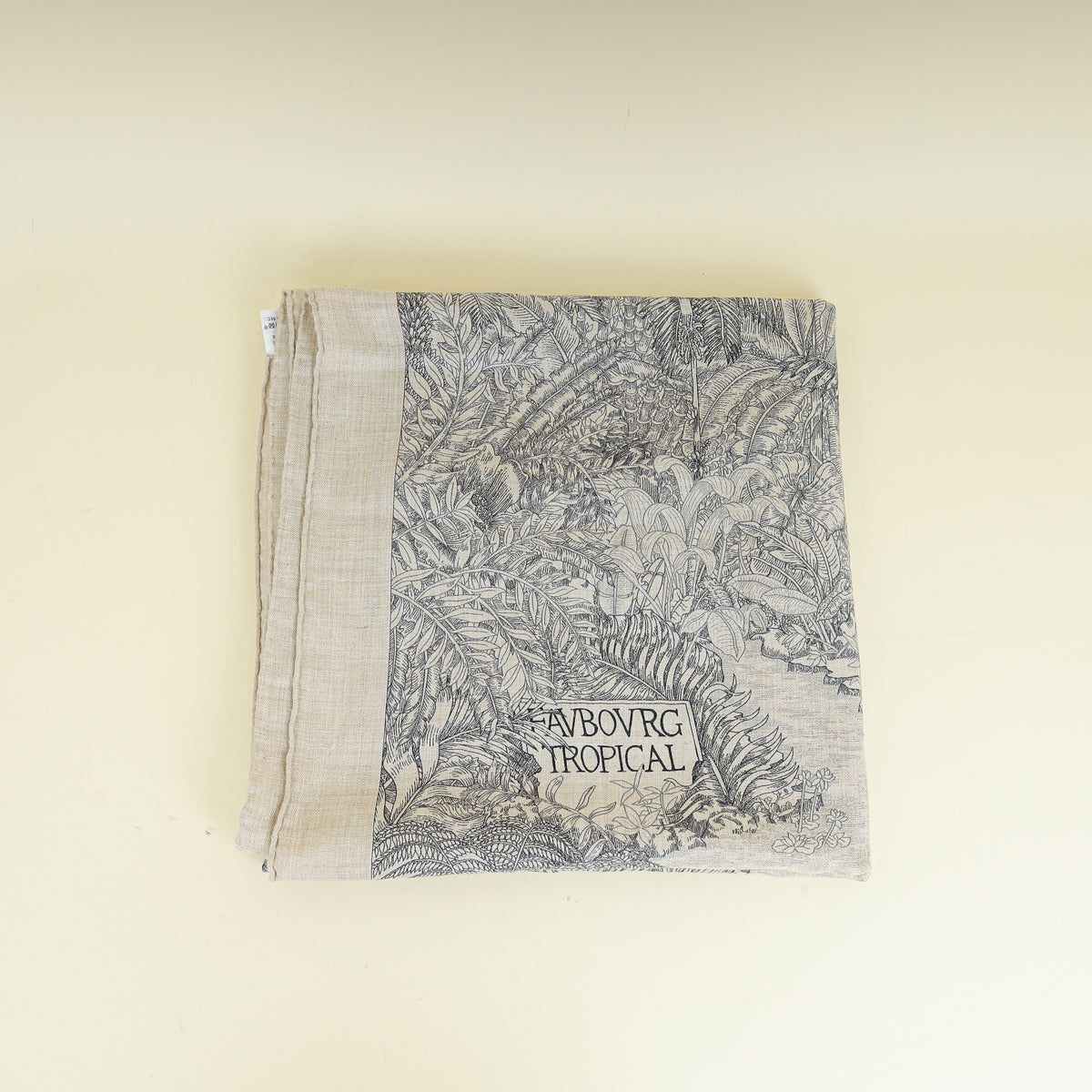 Hermes Bicolor Faubourg Tropical Shawl 140