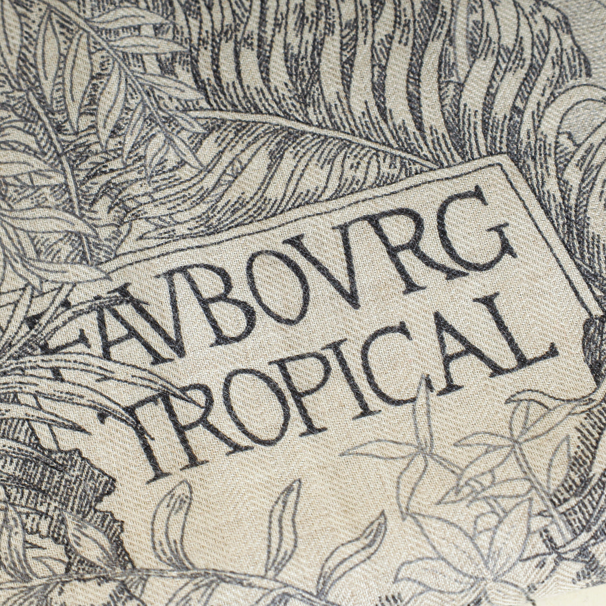 Hermes Bicolor Faubourg Tropical Shawl 140