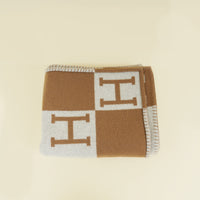 Hermes Bicolor Avalon Throw Blanket