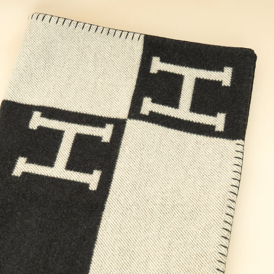 Hermes Bicolor Avalon Throw Blanket-Hermes-THE CLOSET