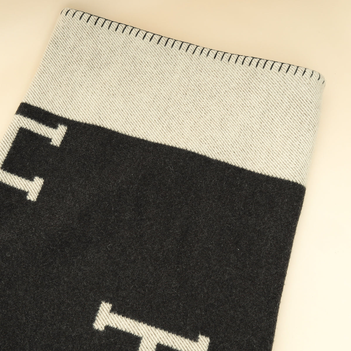 Hermes Bicolor Avalon Throw Blanket-Hermes-THE CLOSET