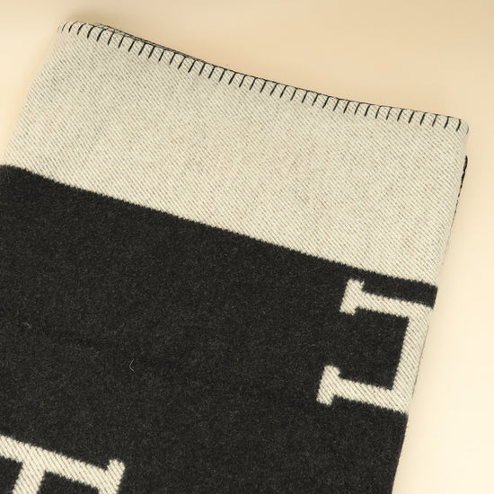 Hermes Bicolor Avalon Throw Blanket-Hermes-THE CLOSET
