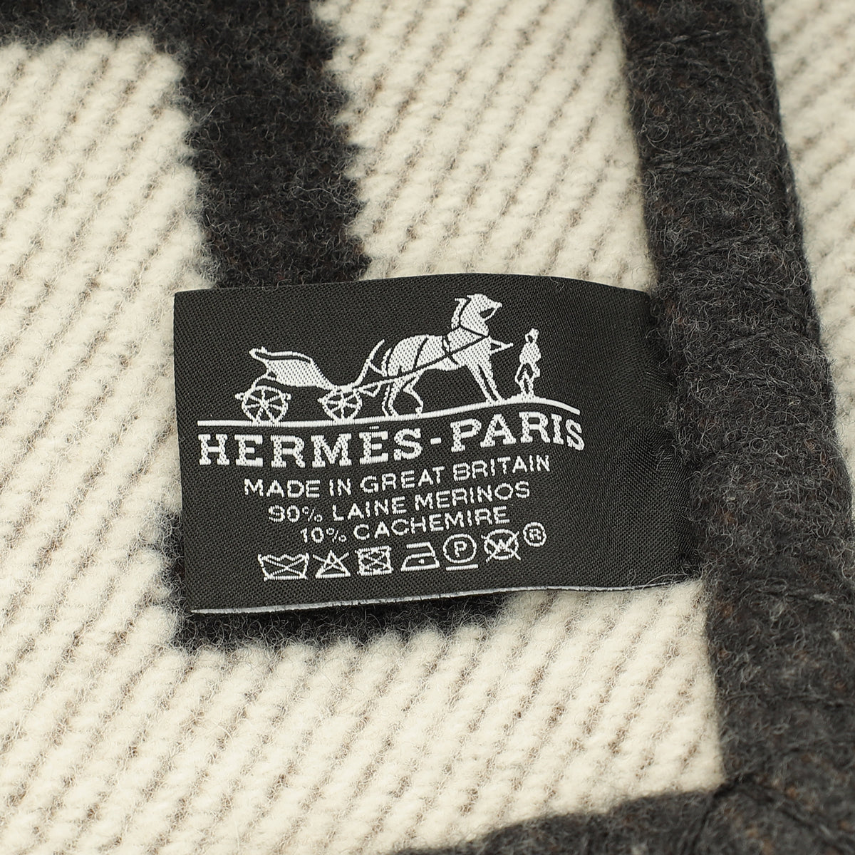 Hermes Bicolor Avalon Throw Blanket-Hermes-THE CLOSET