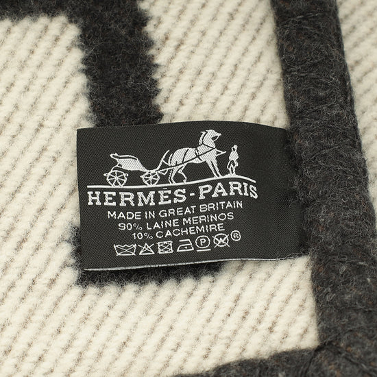 Hermes Bicolor Avalon Throw Blanket-Hermes-THE CLOSET