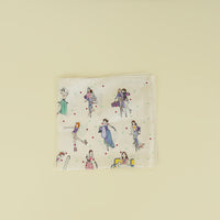 Hermes Blanc Multicolor Les Parisiennes de Kiraz Square Scarf