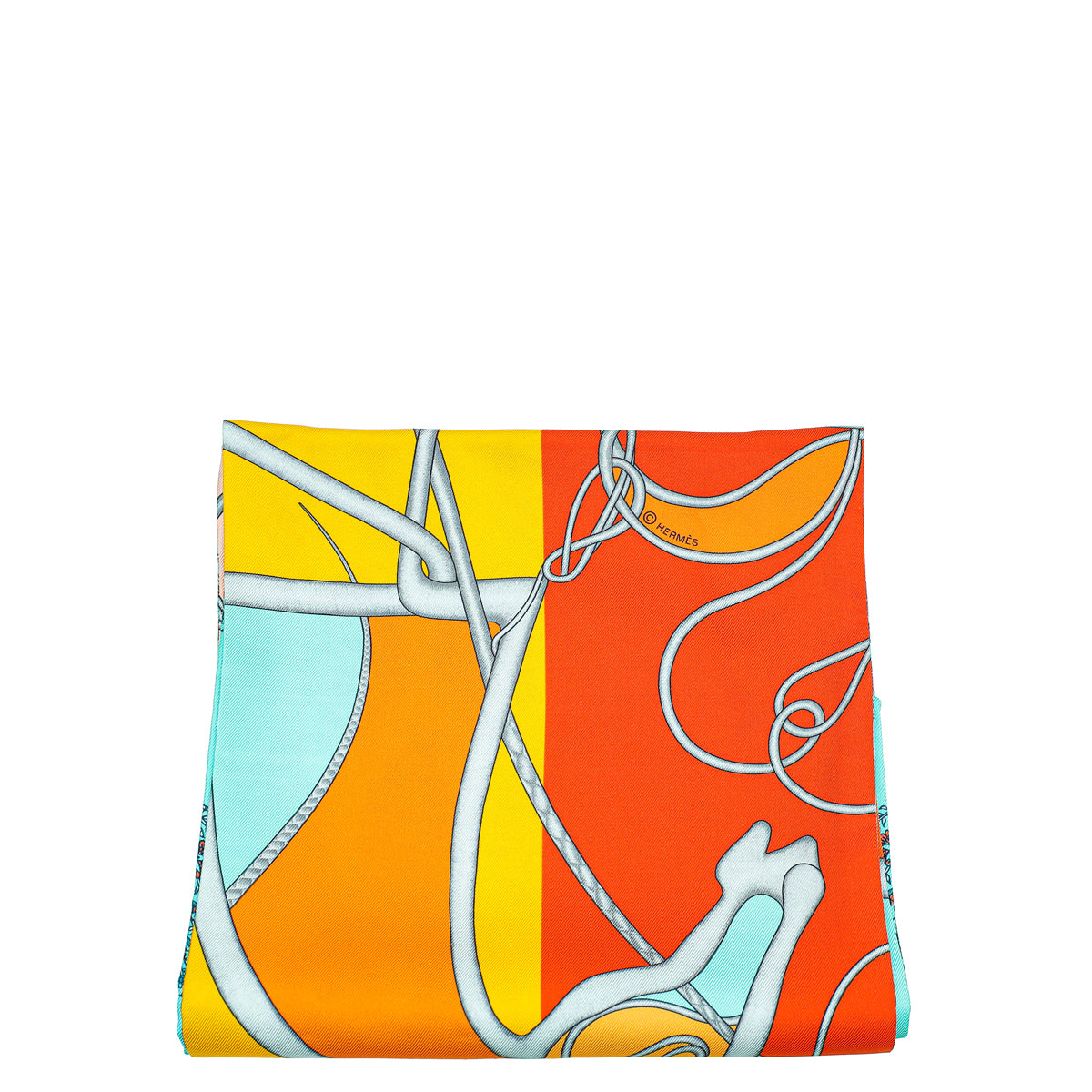 Hermes Multicolor Silk Pegase Maxi Twilly-Hermes-THE CLOSET
