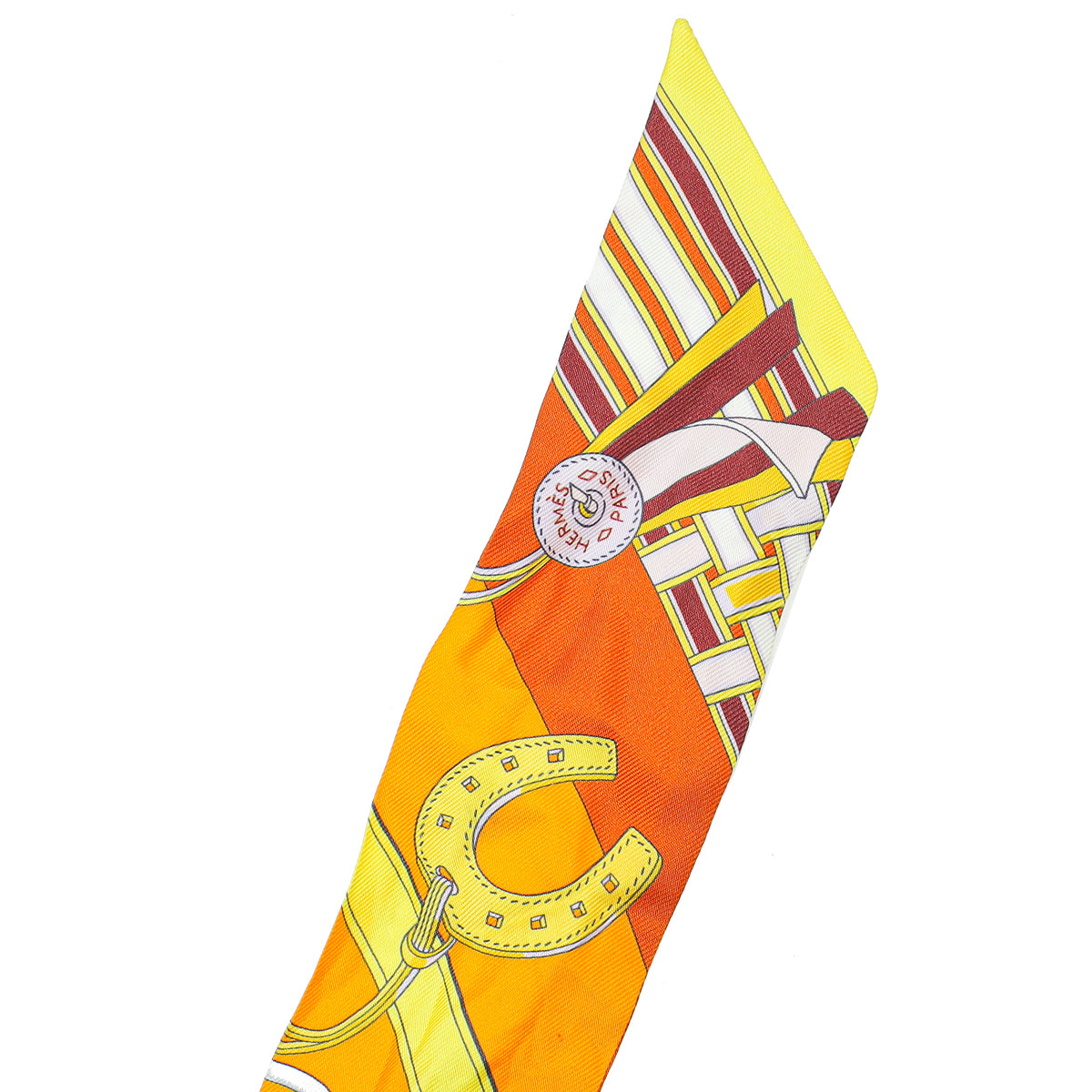 Hermes Tricolor Brides et Gris-Gris Twilly Scarf-Hermes-THE CLOSET