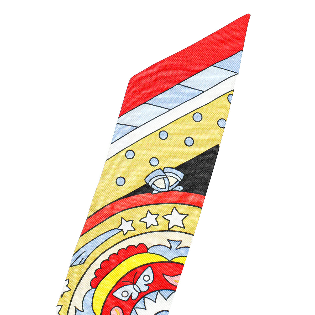 Hermes Multicolor Les Murmures de la Foret Silk Twilly-Hermes-THE CLOSET