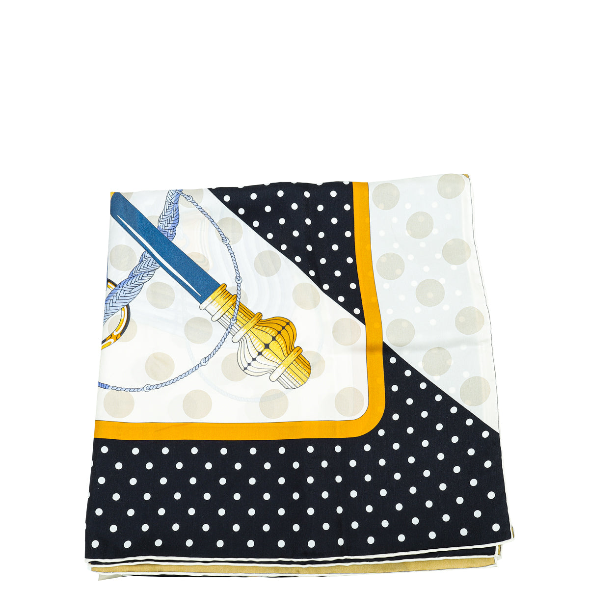 Hermes Multicolor Clic Clac A Pois 140 Scarf-Hermes-THE CLOSET