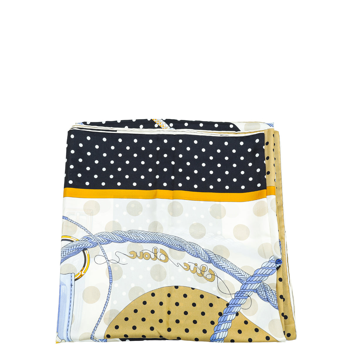 Hermes Multicolor Clic Clac A Pois 140 Scarf-Hermes-THE CLOSET