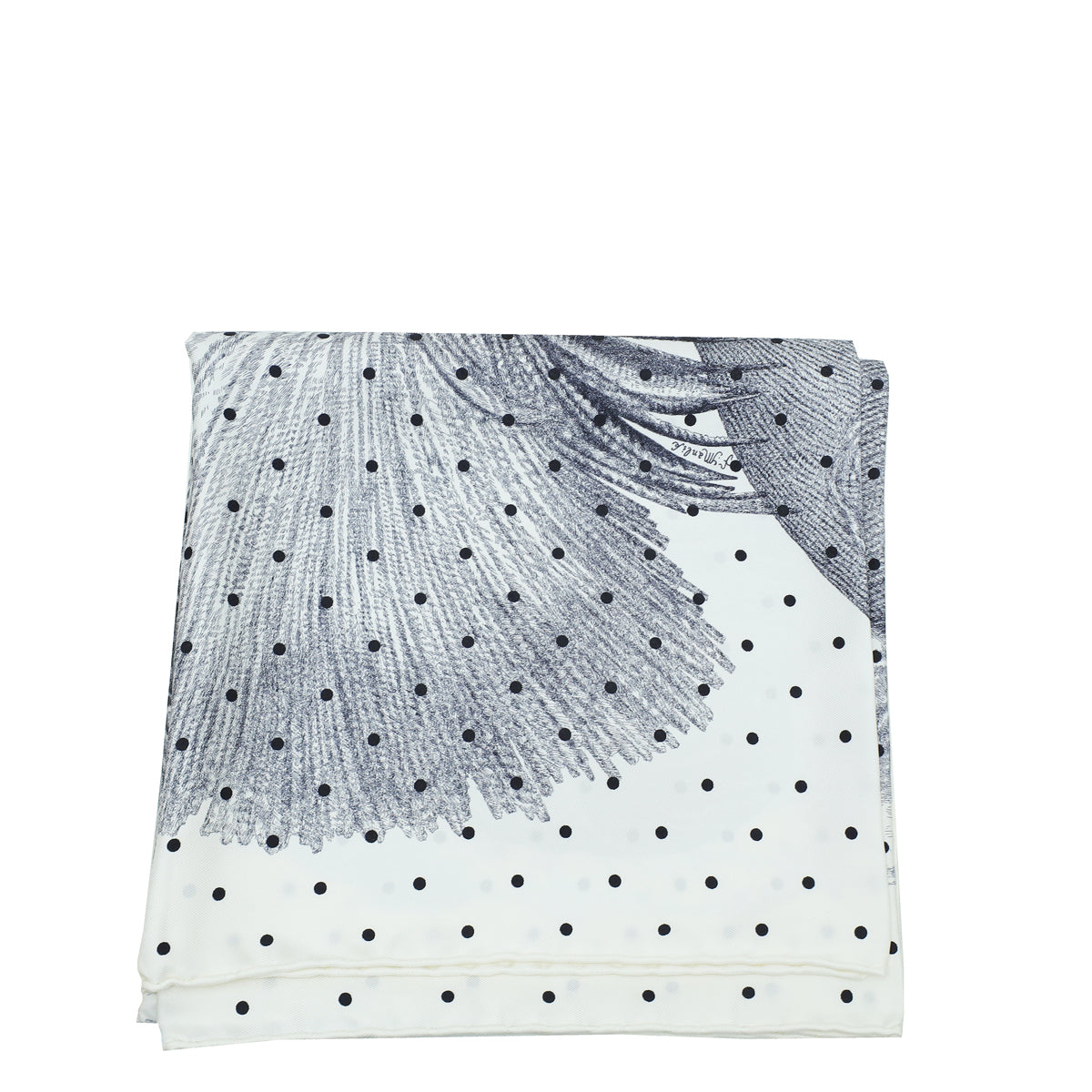 Hermes Tricolor Plumets Et Panaches Print Scarf-Hermes-THE CLOSET