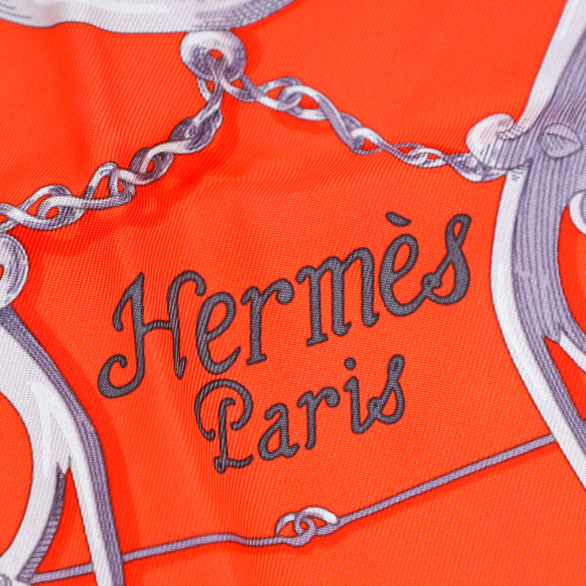 Hermes Rouge Multicolor "Par Mefsire Antoine de Plvvinel" Print Scarf