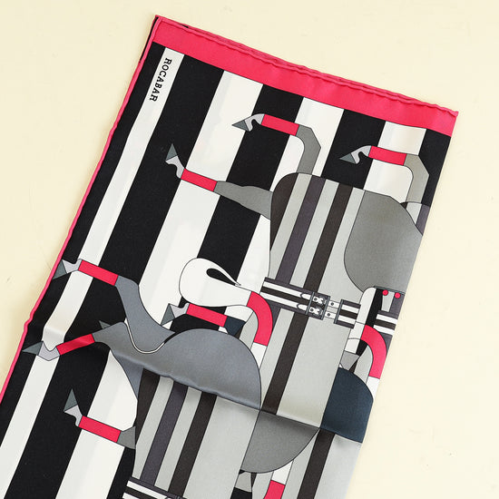 Hermes Multicolor H.d'Origny Rocabar Silk Scarf