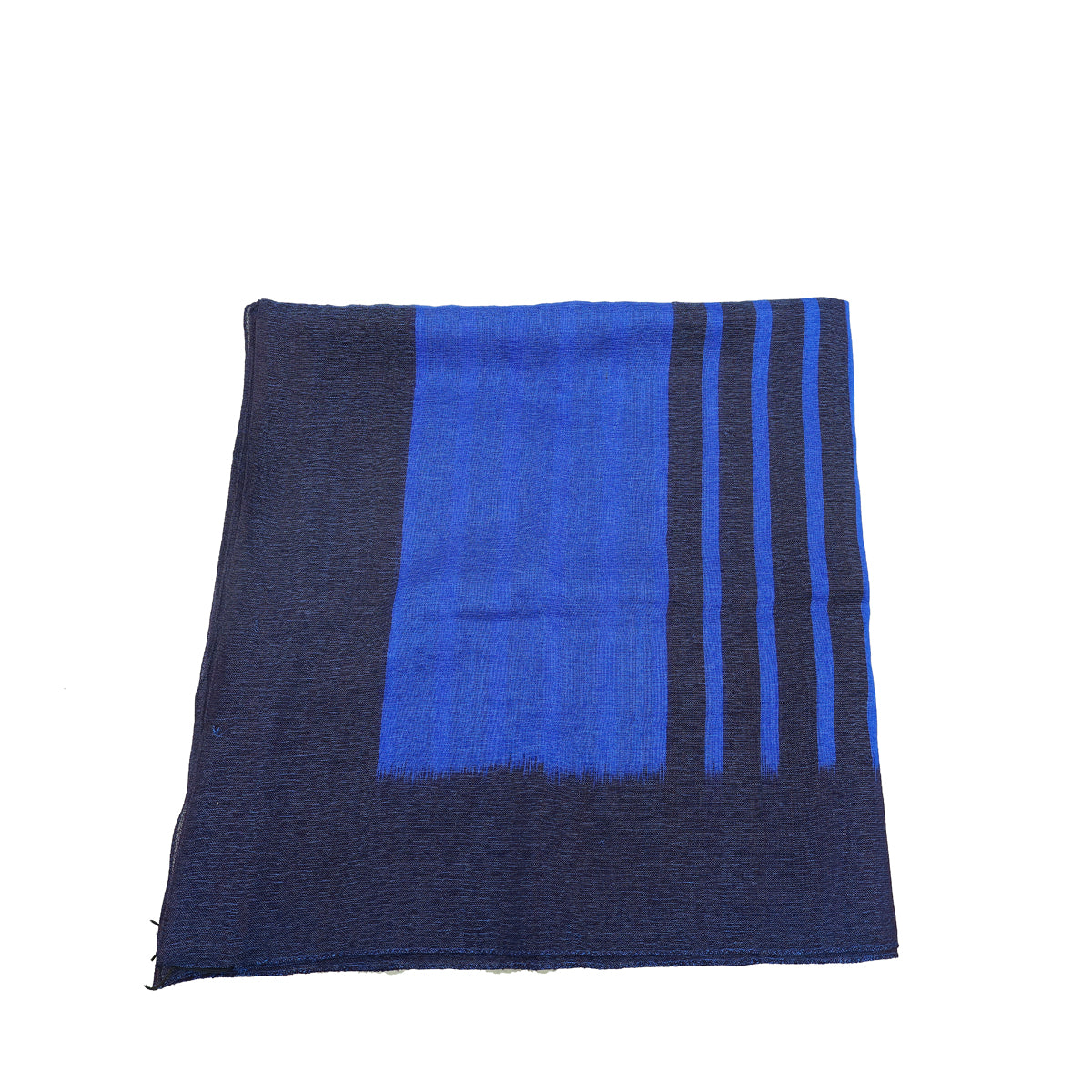 Hermes Blue H Stripe Print 140 Scarf-Hermes-THE CLOSET
