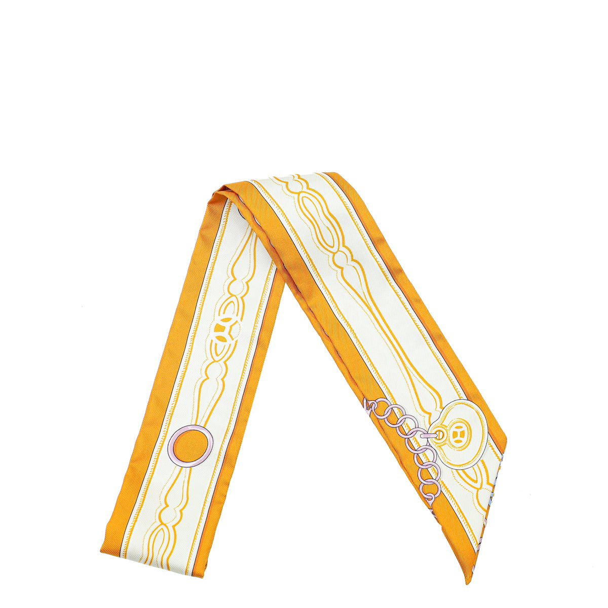 Hermes Multicolor Maillons Silk Twilly-Hermes-THE CLOSET