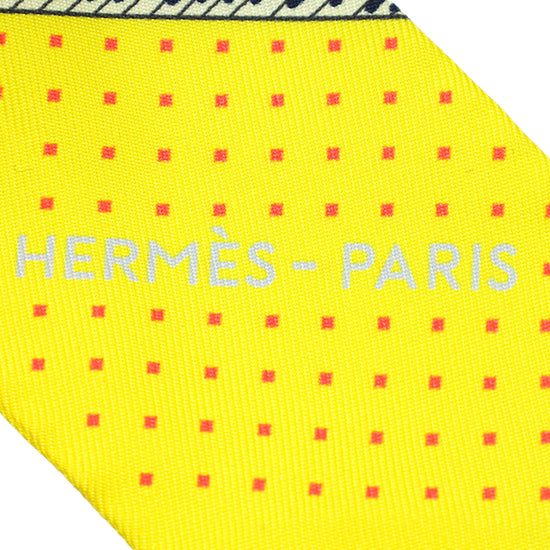Hermes Multicolor Harness Wheel Silk Twilly