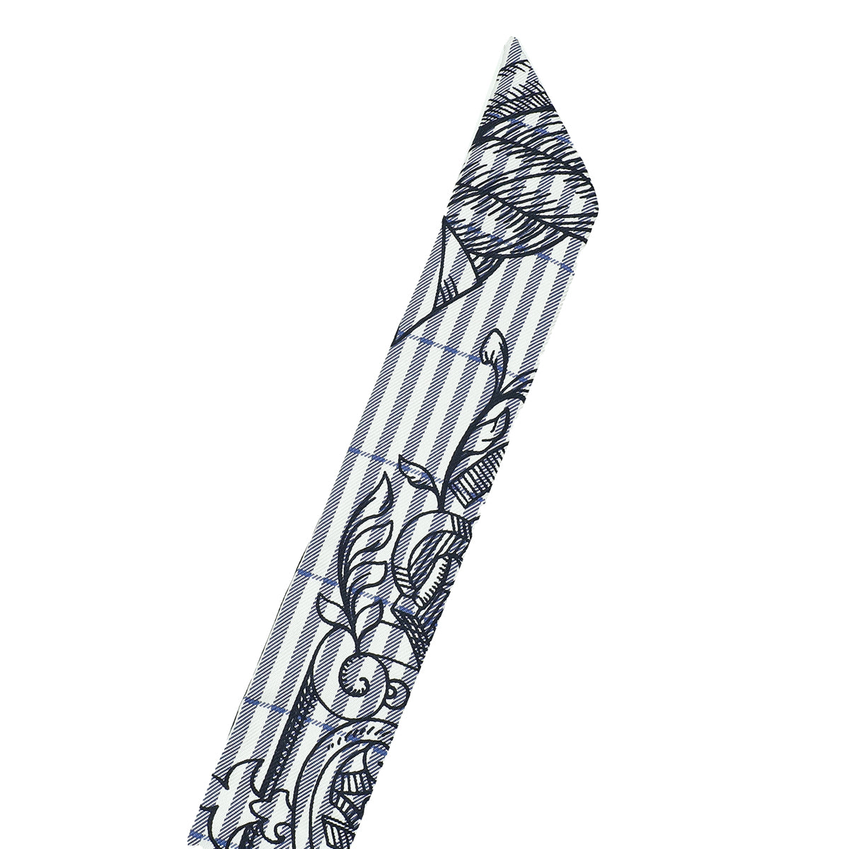 Hermes Bicolor Cavalleria Finesse Twillon Scarf-Hermes-THE CLOSET