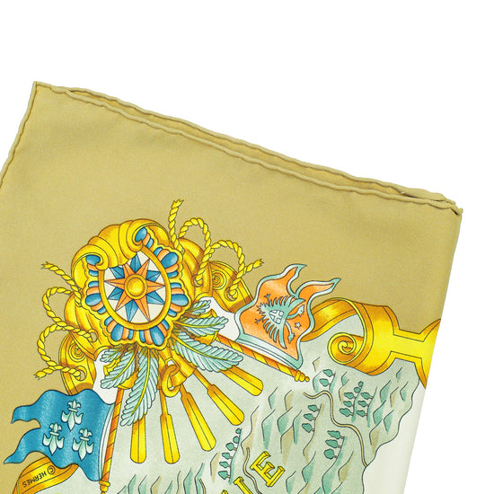 Hermes Multicolor Voiles De Lumiere Silk Scarf