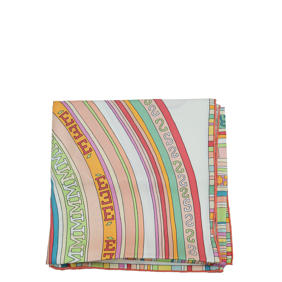 Hermes Multicolor 4 FBG Paris France Silk Scarf-Hermes-THE CLOSET