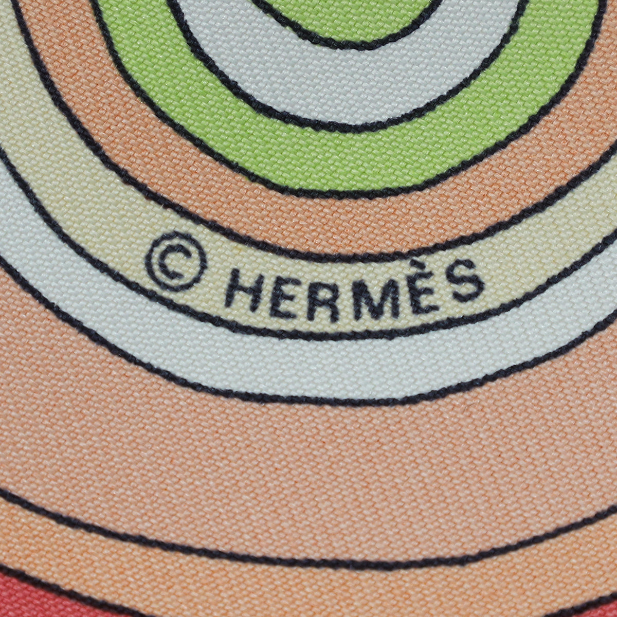 Hermes Multicolor 4 FBG Paris France Silk Scarf