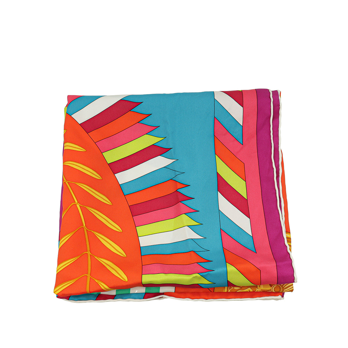 Hermes Multicolor Les Jeux D'Hermes Silk Scarf 90-Hermes-THE CLOSET