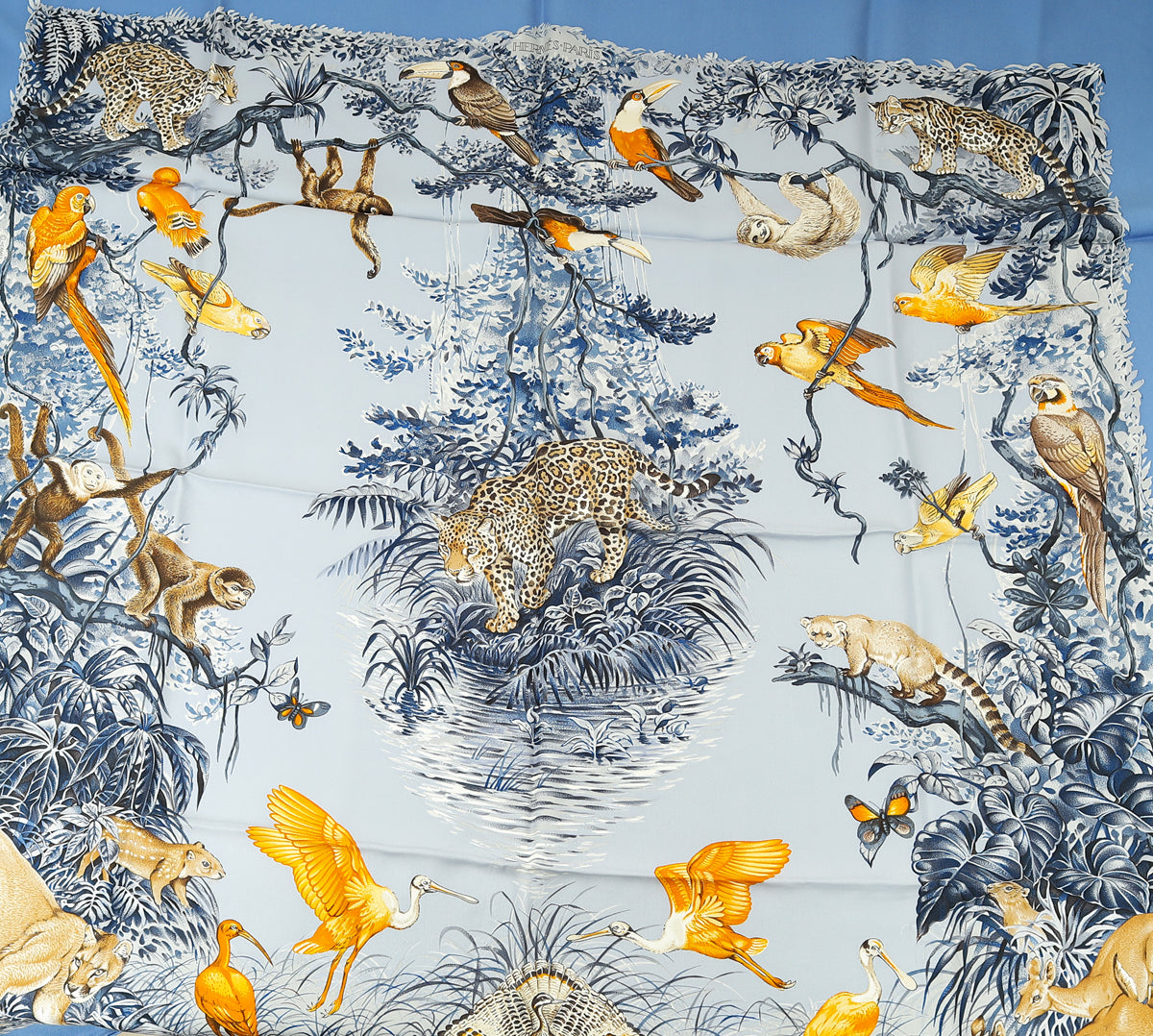 Hermes Multicolor Equateur Scarf-Hermes-THE CLOSET