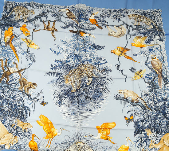 Hermes Multicolor Equateur Scarf-Hermes-THE CLOSET