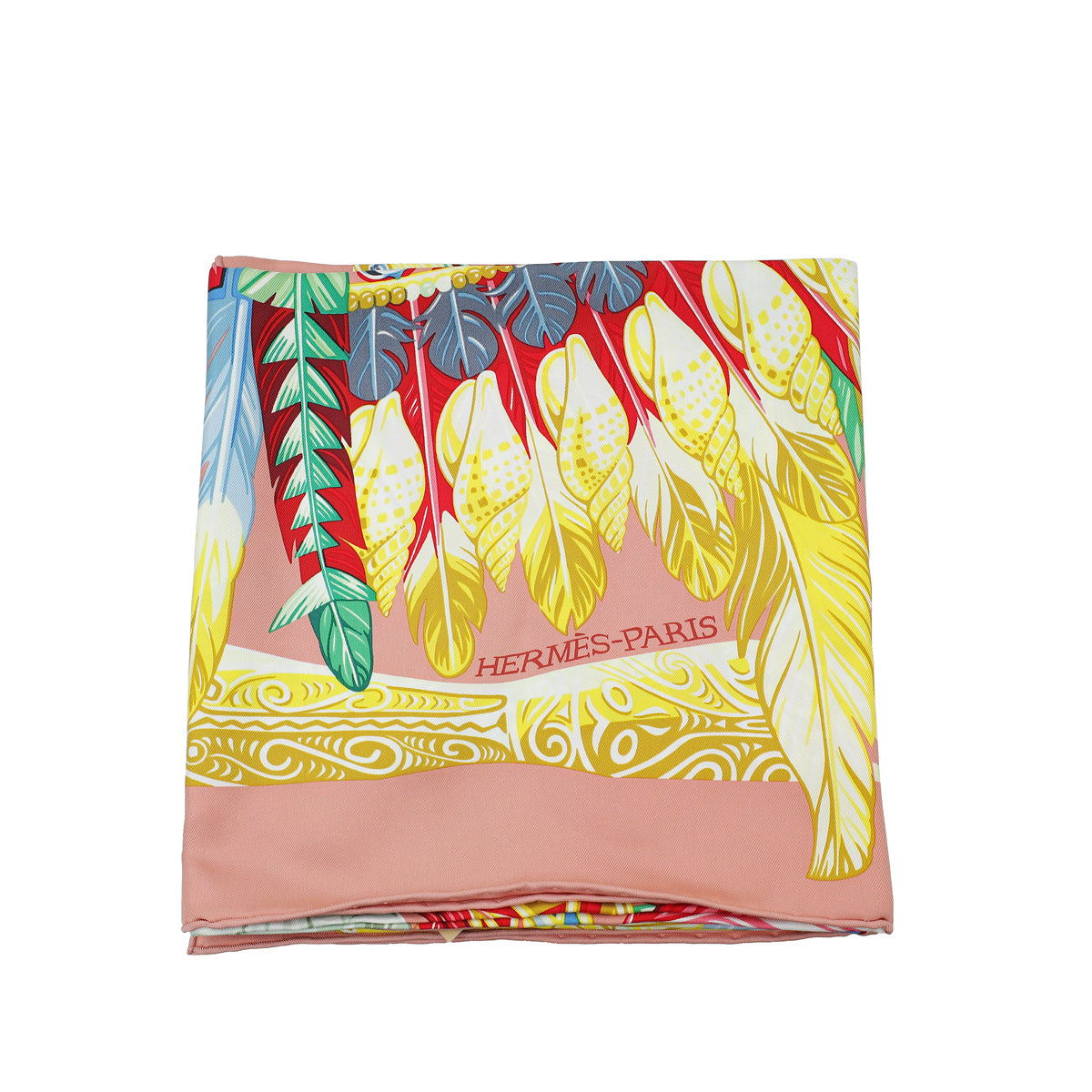 Hermes Tricolor Danse Pacifique Silk Scarf-Hermes-THE CLOSET