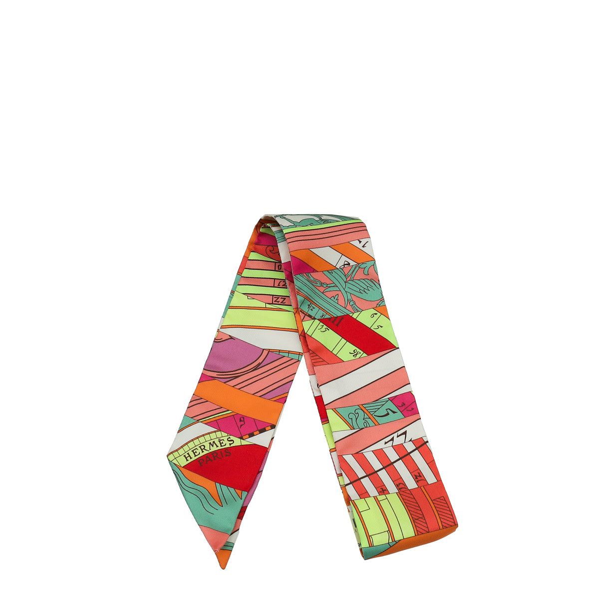 Hermes Tricolor Astrologie Nouvelle Silk Twilly-Hermes-THE CLOSET