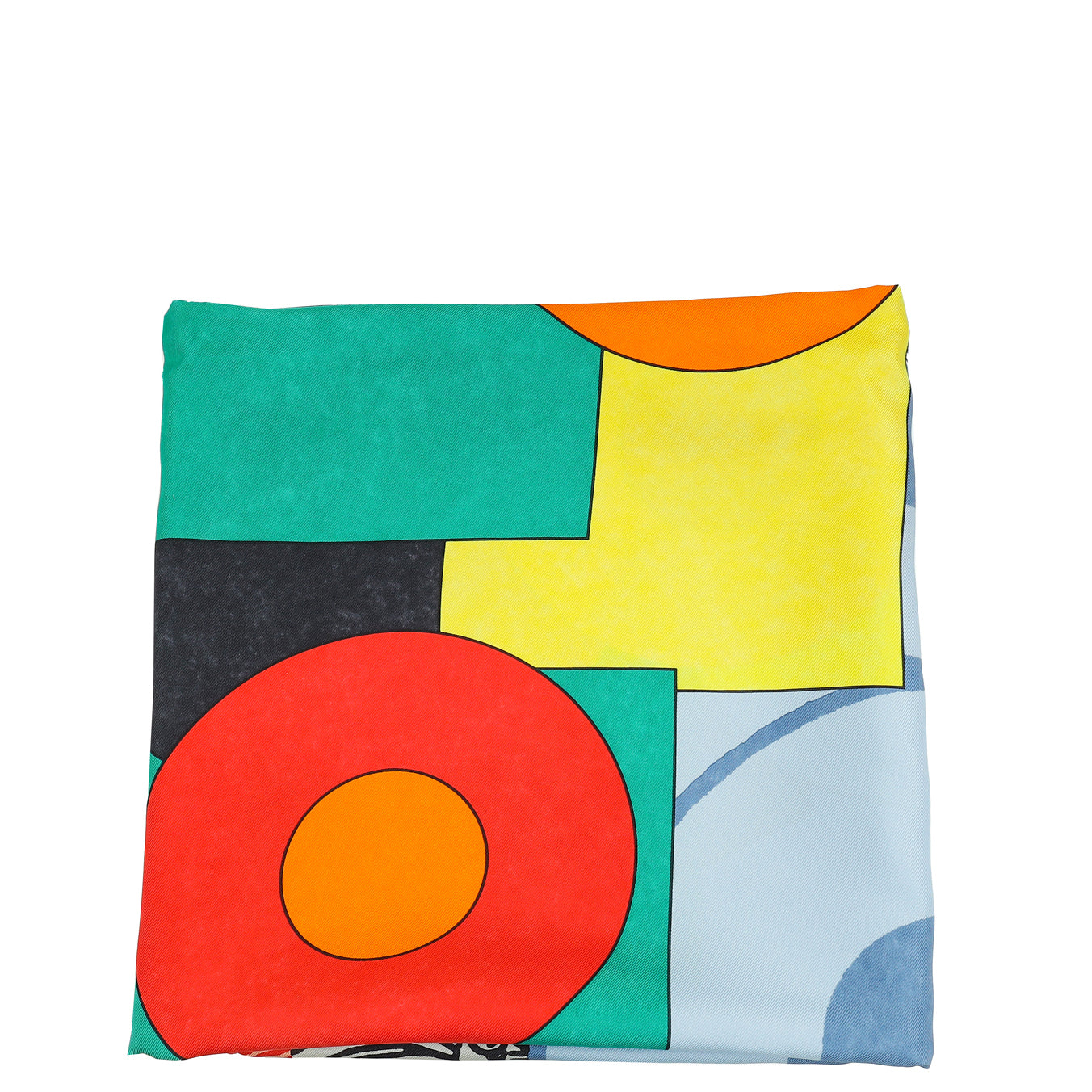 Hermes Multicolor Gianpaolo Pagni Cavalier en Formes Scarf 90