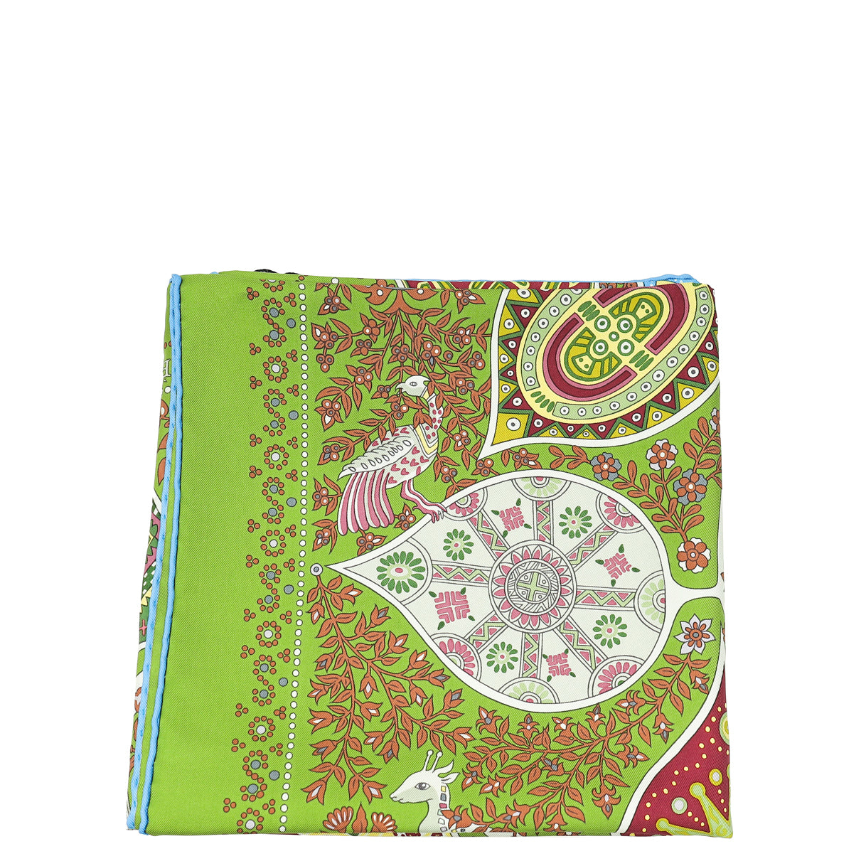 Hermes Tricolor L'Arbre de Vie 90 Silk Scarf-Hermes-THE CLOSET