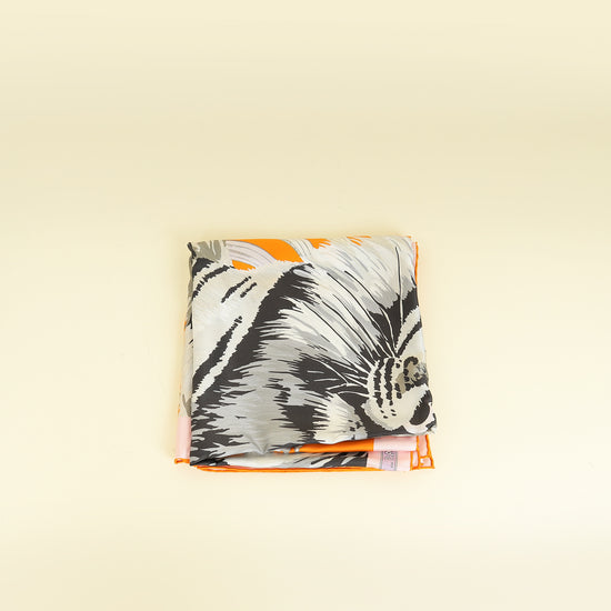 Hermes Tricolor Tigre Royal Double Face Scarf 90